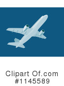 Airplane Clipart #1145589 by patrimonio