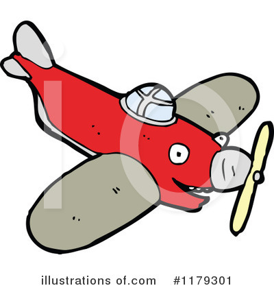 Royalty-Free (RF) Airplane Clipart Illustration by lineartestpilot - Stock Sample #1179301