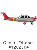 Airplane Clipart #1202064 by Lal Perera