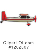 Airplane Clipart #1202067 by Lal Perera