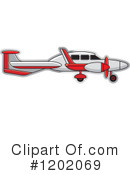 Airplane Clipart #1202069 by Lal Perera