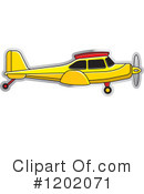Airplane Clipart #1202071 by Lal Perera