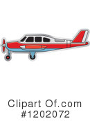 Airplane Clipart #1202072 by Lal Perera