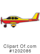 Airplane Clipart #1202086 by Lal Perera