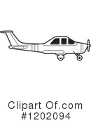 Airplane Clipart #1202094 by Lal Perera