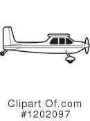 Airplane Clipart #1202097 by Lal Perera