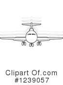 Airplane Clipart #1239057 by Lal Perera