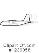 Airplane Clipart #1239058 by Lal Perera