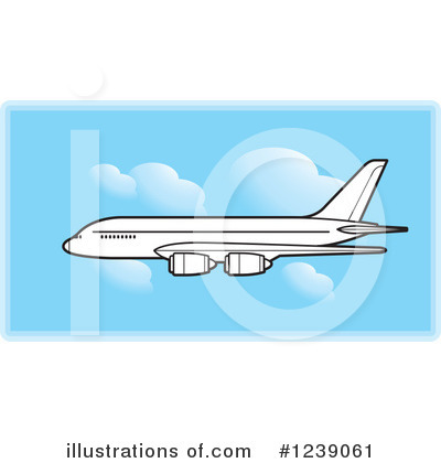 Airplane Clipart #1239061 by Lal Perera