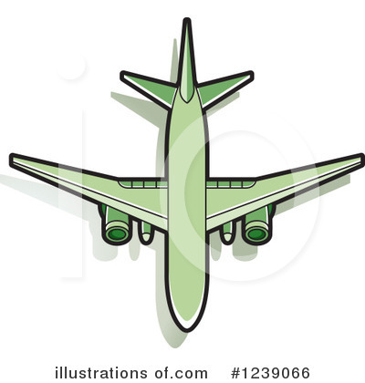 Royalty-Free (RF) Airplane Clipart Illustration by Lal Perera - Stock Sample #1239066