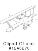 Airplane Clipart #1248278 by Alex Bannykh