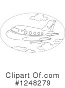 Airplane Clipart #1248279 by Alex Bannykh