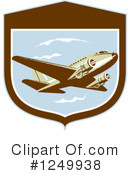 Airplane Clipart #1249938 by patrimonio