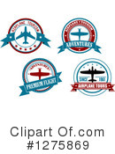 Airplane Clipart #1275869 by Vector Tradition SM