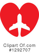 Airplane Clipart #1292707 by ColorMagic