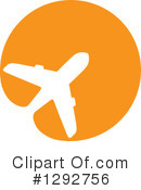 Airplane Clipart #1292756 by ColorMagic