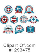 Airplane Clipart #1293475 by Vector Tradition SM