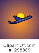 Airplane Clipart #1298889 by ColorMagic