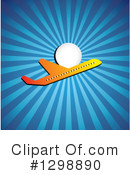 Airplane Clipart #1298890 by ColorMagic