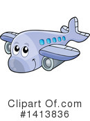 Airplane Clipart #1413836 by visekart