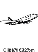 Airplane Clipart #1718927 by patrimonio