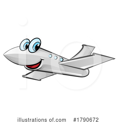 Airplanes Clipart #1790672 by Domenico Condello