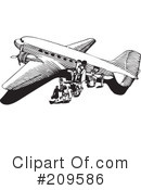 Airplane Clipart #209586 by BestVector