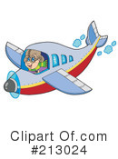 Airplane Clipart #213024 by visekart