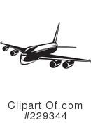 Airplane Clipart #229344 by patrimonio