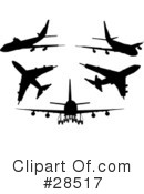 Airplane Clipart #28517 by KJ Pargeter