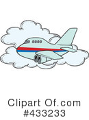 Airplane Clipart #433233 by toonaday