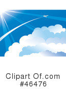 Airplane Clipart #46476 by Eugene