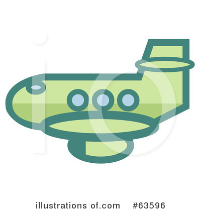 Royalty-Free (RF) Airplane Clipart Illustration by Andy Nortnik - Stock Sample #63596