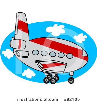 Airplane Clipart #92105 by djart