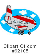Airplane Clipart #92105 by djart