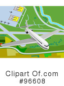 Airplane Clipart #96608 by patrimonio