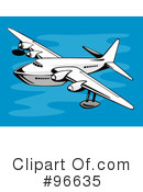 Airplane Clipart #96635 by patrimonio