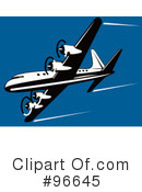 Airplane Clipart #96645 by patrimonio