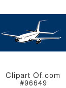 Airplane Clipart #96649 by patrimonio