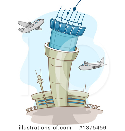 Airport Clipart #1375456 by BNP Design Studio