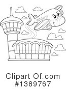 Airport Clipart #1389767 by visekart