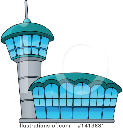 Airport Clipart #1413831 by visekart