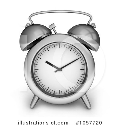 Royalty-Free (RF) Alarm Clock Clipart Illustration by BNP Design Studio - Stock Sample #1057720