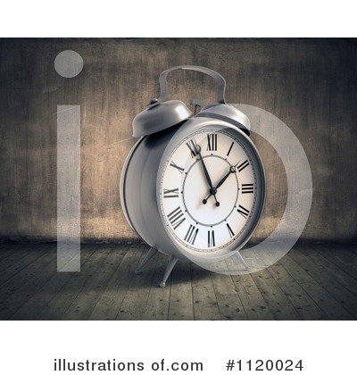 Royalty-Free (RF) Alarm Clock Clipart Illustration by Mopic - Stock Sample #1120024