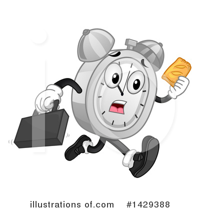 Royalty-Free (RF) Alarm Clock Clipart Illustration by BNP Design Studio - Stock Sample #1429388