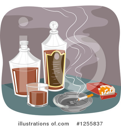Smoking Clipart #1255837 by BNP Design Studio