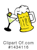 Alcohol Clipart #1434116 by LaffToon