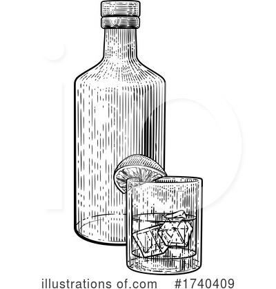 Gin Clipart #1740409 by AtStockIllustration
