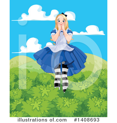 Royalty-Free (RF) Alice Clipart Illustration by Pushkin - Stock Sample #1408693