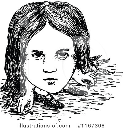 Royalty-Free (RF) Alice In Wonderland Clipart Illustration by Prawny Vintage - Stock Sample #1167308